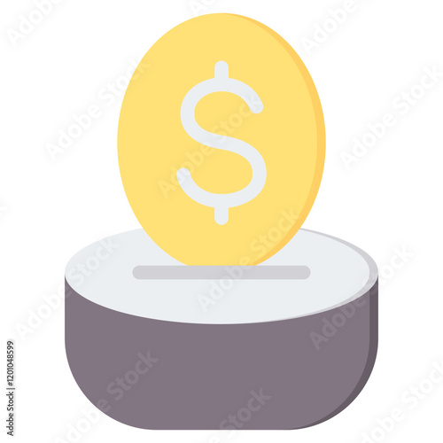 401K Flat Icon