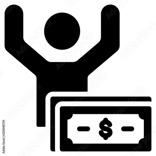 Freedom Glyph Icon