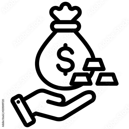 Wealth Outline Icon