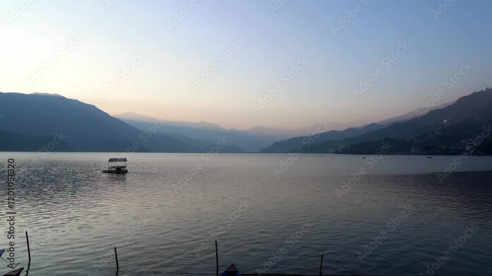 Landscape view of Phewa lake in kaski, Nepal. Landscape view of Phewa lake in kaski, Nepal.