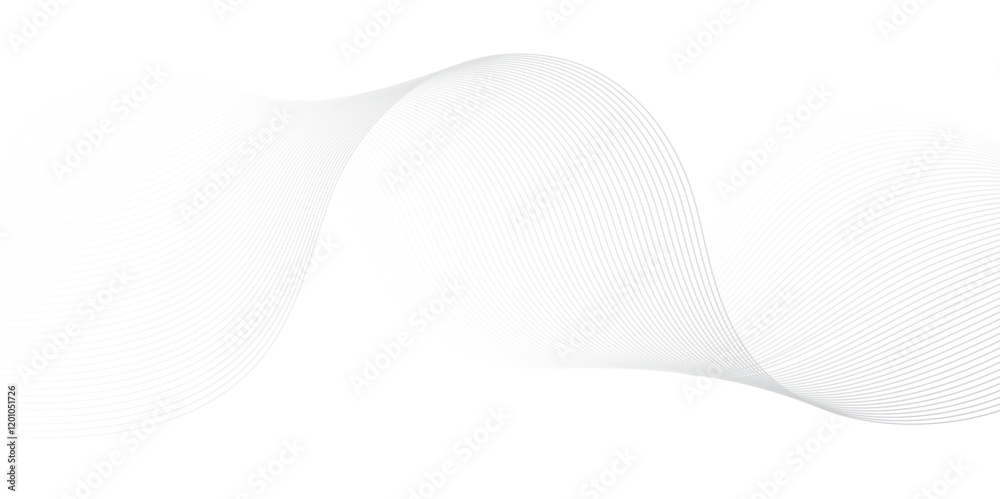 Fototapeta premium Modern abstract glowing wave background. Dynamic flowing wave lines design element.