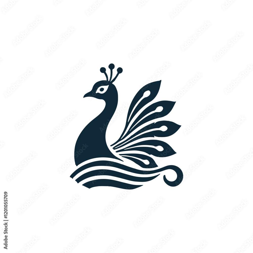 Obraz premium Peacock Corporate Logo.
