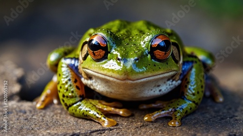 frog on the ground