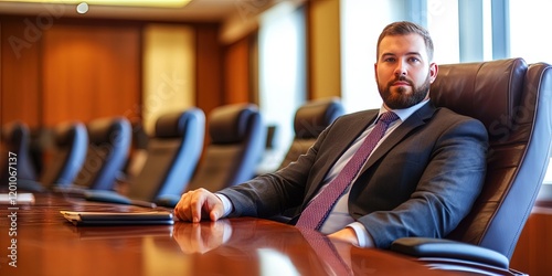 corporate enterprise concept with professionals doing business in the workplace