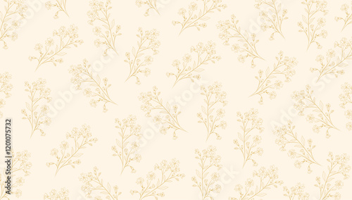 Flower pattern wrapper background design