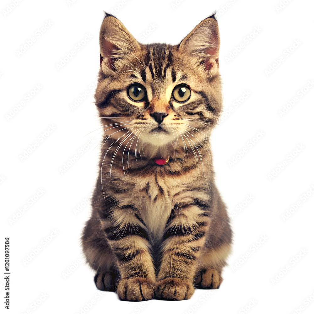 Obraz premium british kitten isolated on white