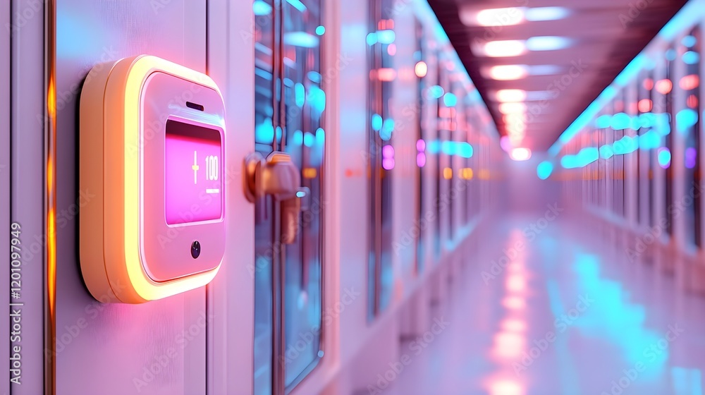 neon server room control panel interface - neon lighting neon server room control panel interface - neon lighting