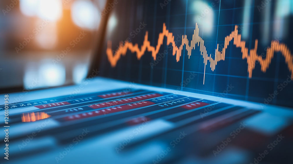 Abstract business Financial charts show a significant increase in profits in the stock market.This is driven by higher interest rates and continued growth. In the innovation world network of financial Abstract business Financial charts show a significant increase in profits in the stock market.This is driven by higher interest rates and continued growth. In the innovation world network of financial