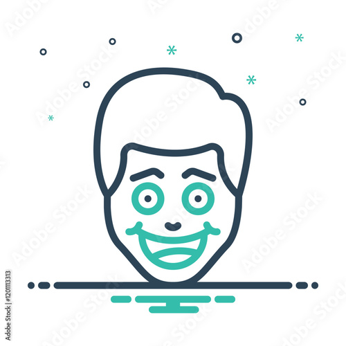 Mix icon for joyful