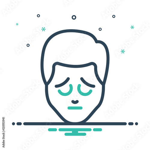Mix icon for sad