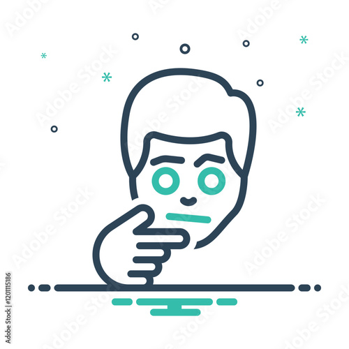 Mix icon for curious