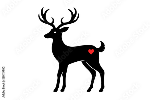 deer silhouette vector