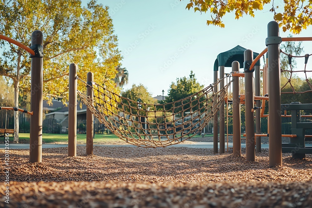Fototapeta premium playground in autumn