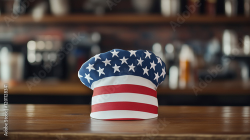 Patriotic Chef Hat: A chef'...