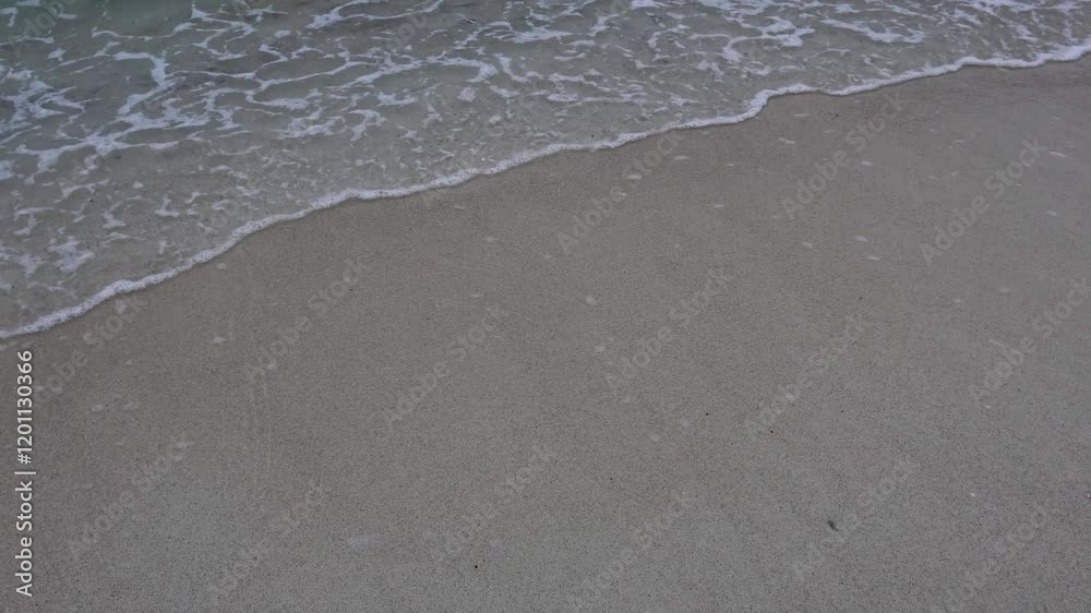 Waves Rolling on a Sandy Beach Waves Rolling on a Sandy Beach