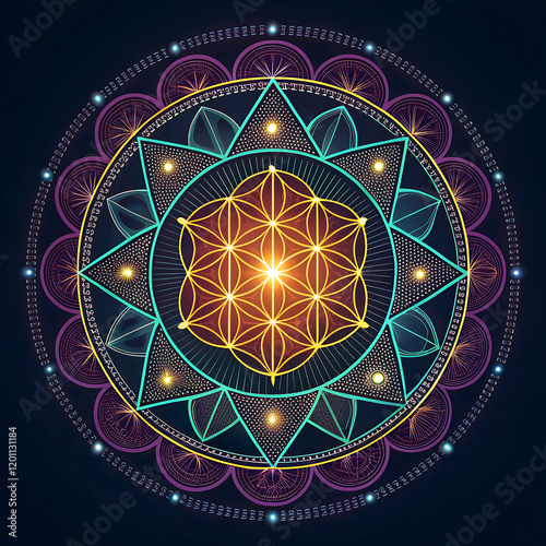 神聖幾何学模様 