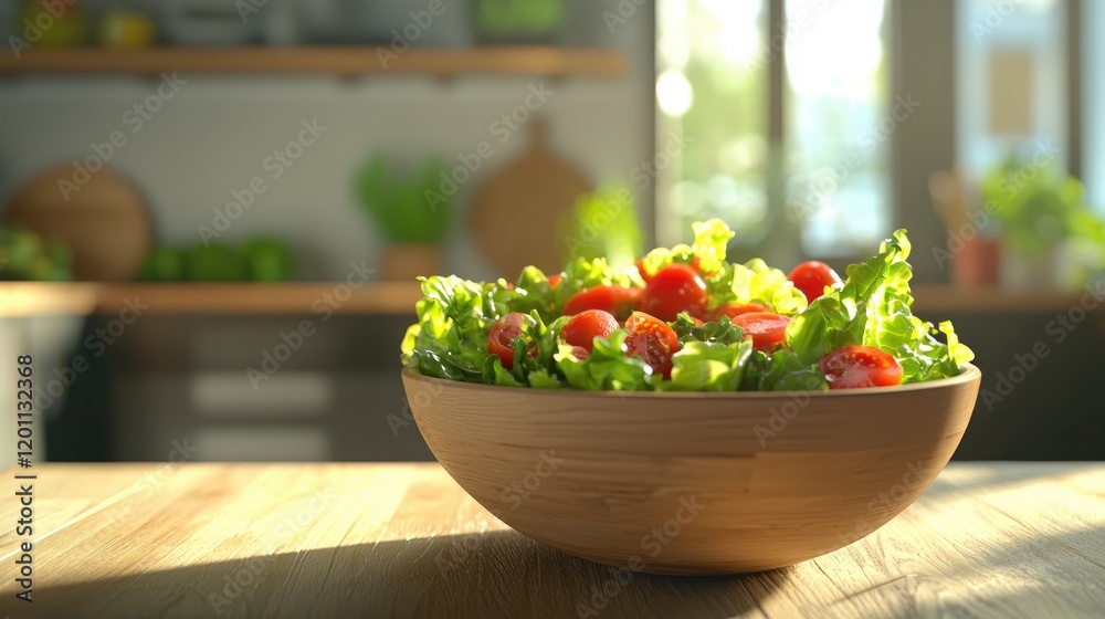 Sunlit Kitchen Salad Fresh and Healthy Start Sunlit Kitchen Salad Fresh and Healthy Start