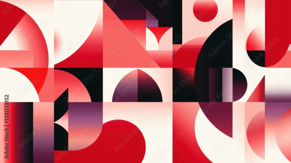 Dynamic Geometric Abstract Art with Vivid Colors and Shapes Dynamic Geometric Abstract Art with Vivid Colors and Shapes