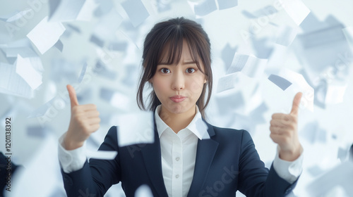 Businesswoman's Confidence:...
