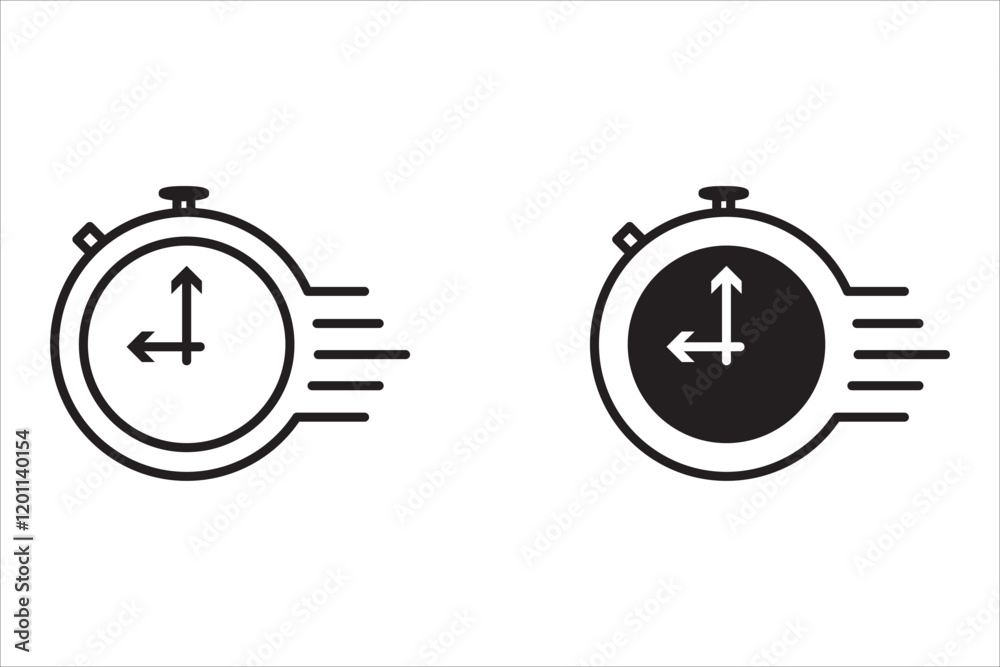 Time icon design. Task time icon in modern outline style design. Vector illustration. Vector illustration.
Time icon design. Task time icon in modern outline style design. Vector illustration. Vector illustration.