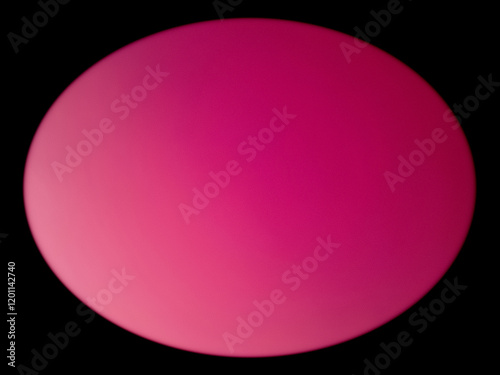 Glossy pink sphere illustration of a round bubble shape