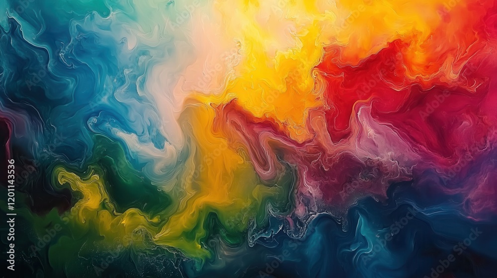 Colorful swirls creating an abstract digital art background with vibrant colors Colorful swirls creating an abstract digital art background with vibrant colors