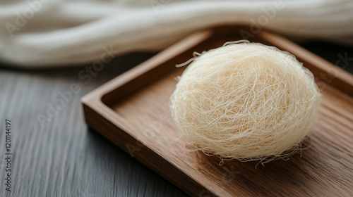 Creamy Silk Thread Ball: A ...