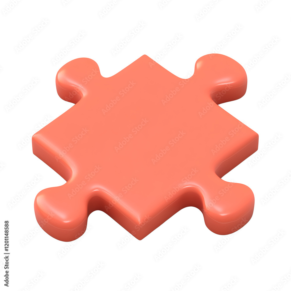Complete the Puzzle: A Single Coral Piece Complete the Puzzle: A Single Coral Piece