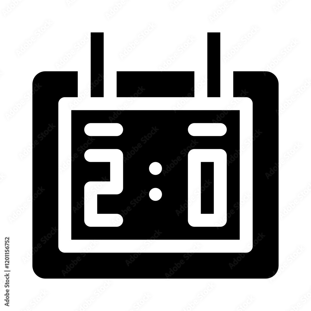 Scoreboard glyph icon Scoreboard glyph icon