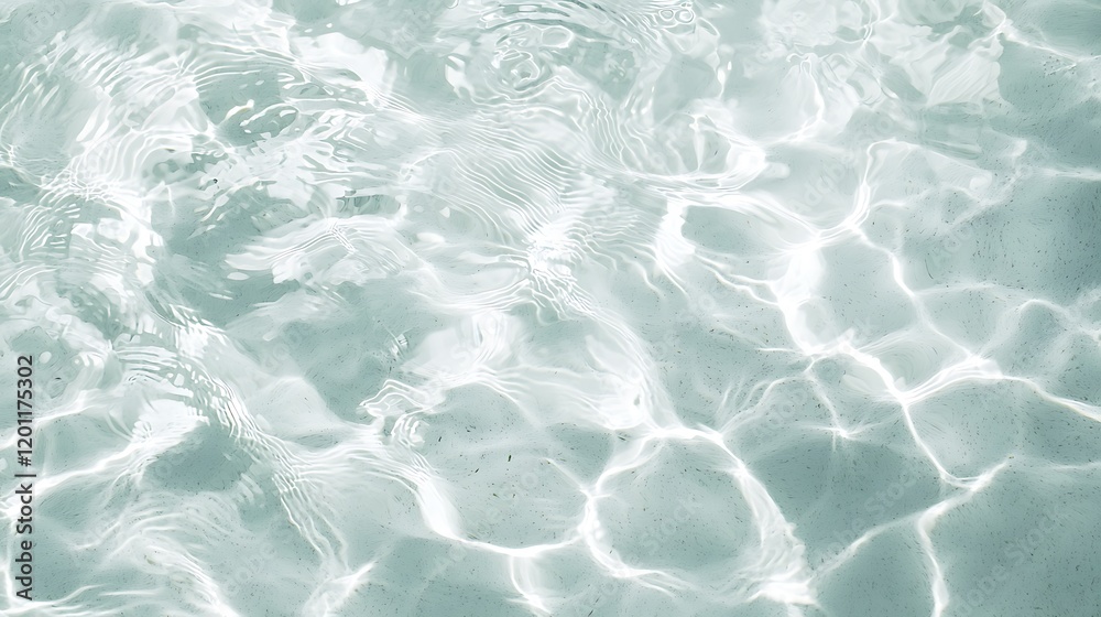 The water is calm and clear, with ripples that create a sense of tranquility The water is calm and clear, with ripples that create a sense of tranquility