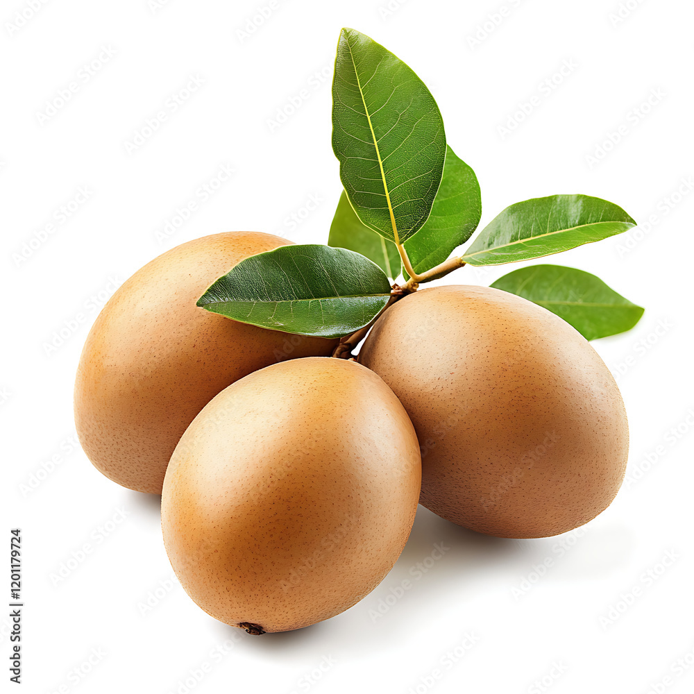 sapodilla Advertisement isolated on white background full depth of field
sapodilla Advertisement isolated on white background full depth of field