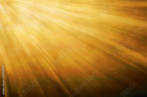 golden light rays