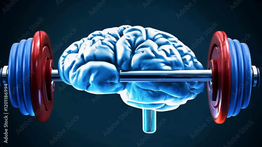 brain activation strong memory alth avy brain mind dumbbell power human ...