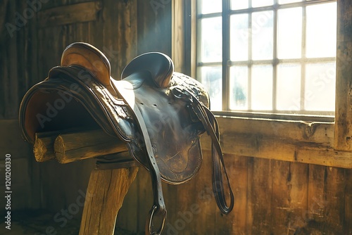 horse saddle photo