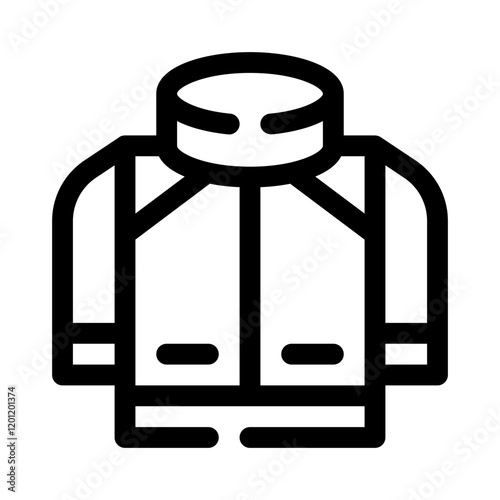 Jacket line icon