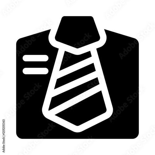 Tie glyph icon