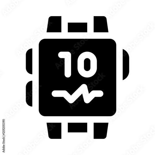 Watch glyph icon