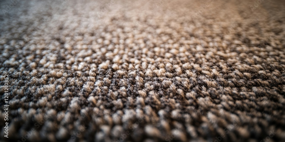 Textured carpet fabric in neutral tones of brown and beige, close-up, providing ample copy space for design elements or text. Textured carpet fabric in neutral tones of brown and beige, close-up, providing ample copy space for design elements or text.