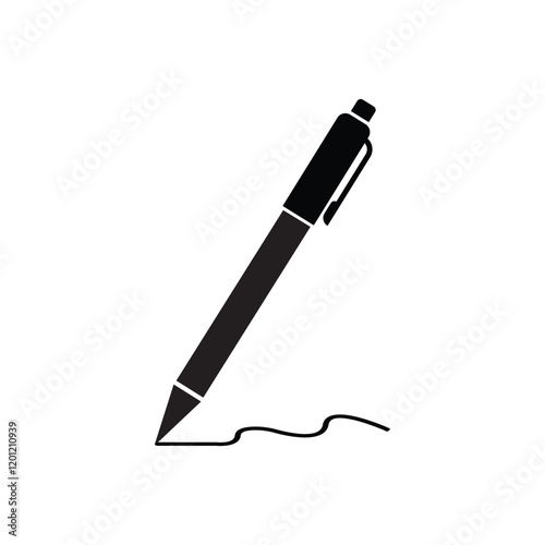 Pen write icon. vector illustration