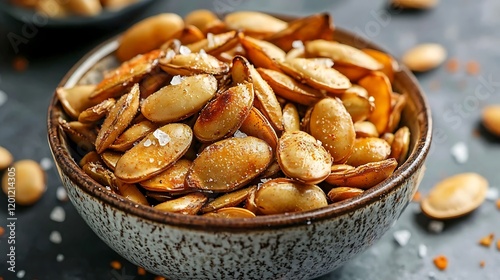 Crispy Roasted Pumpkin Seeds with Sea Salt