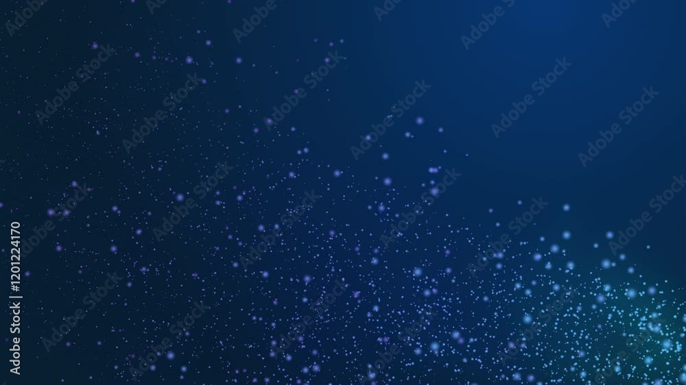 blue particle background animation