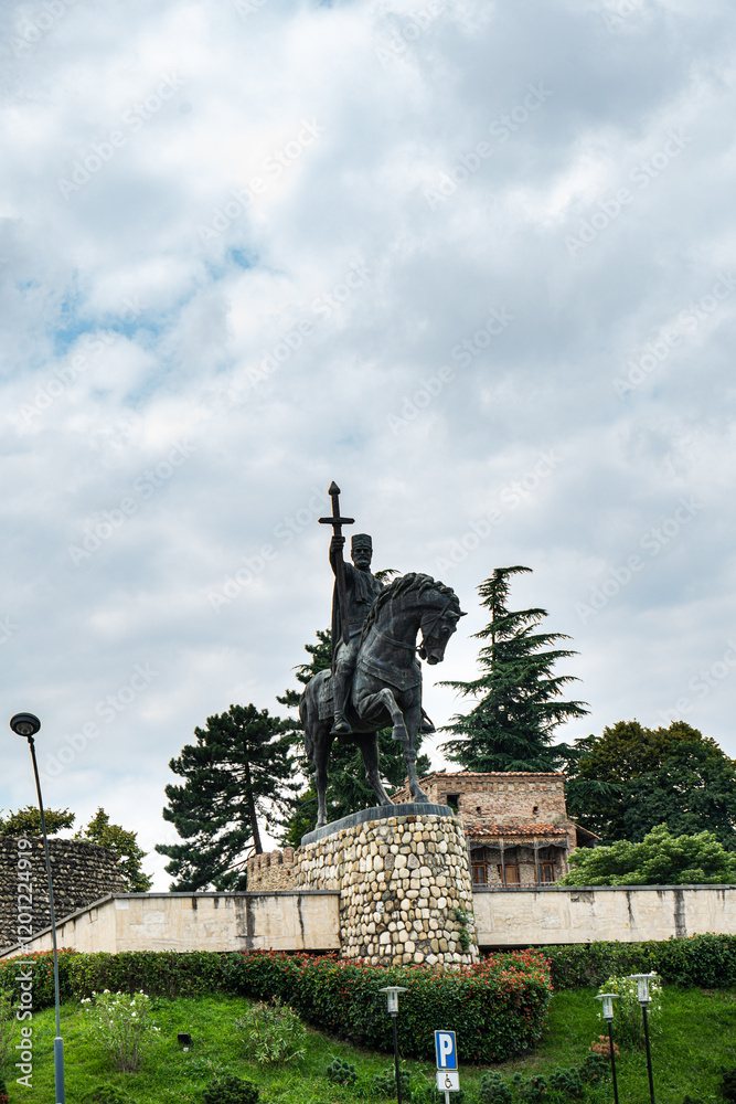 Fototapeta premium Historical centre of the capital city of Kakheti, winemakers region of Georgia
