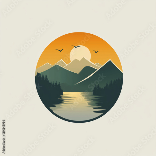 a logo for to atract tourism comel for summer  photo