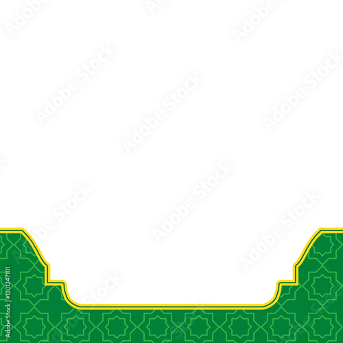 islamic footer decoration