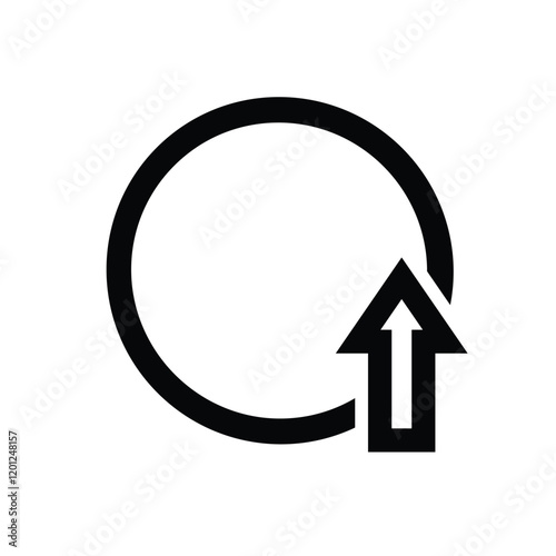coin icon. money strengthens, rises. money management vector, business and finance icon, showing continuous movement. Line design style