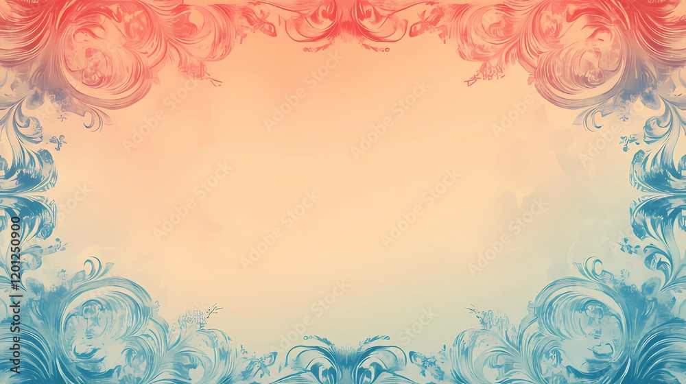 Elegant background frame in nuanced colors Elegant background frame in nuanced colors