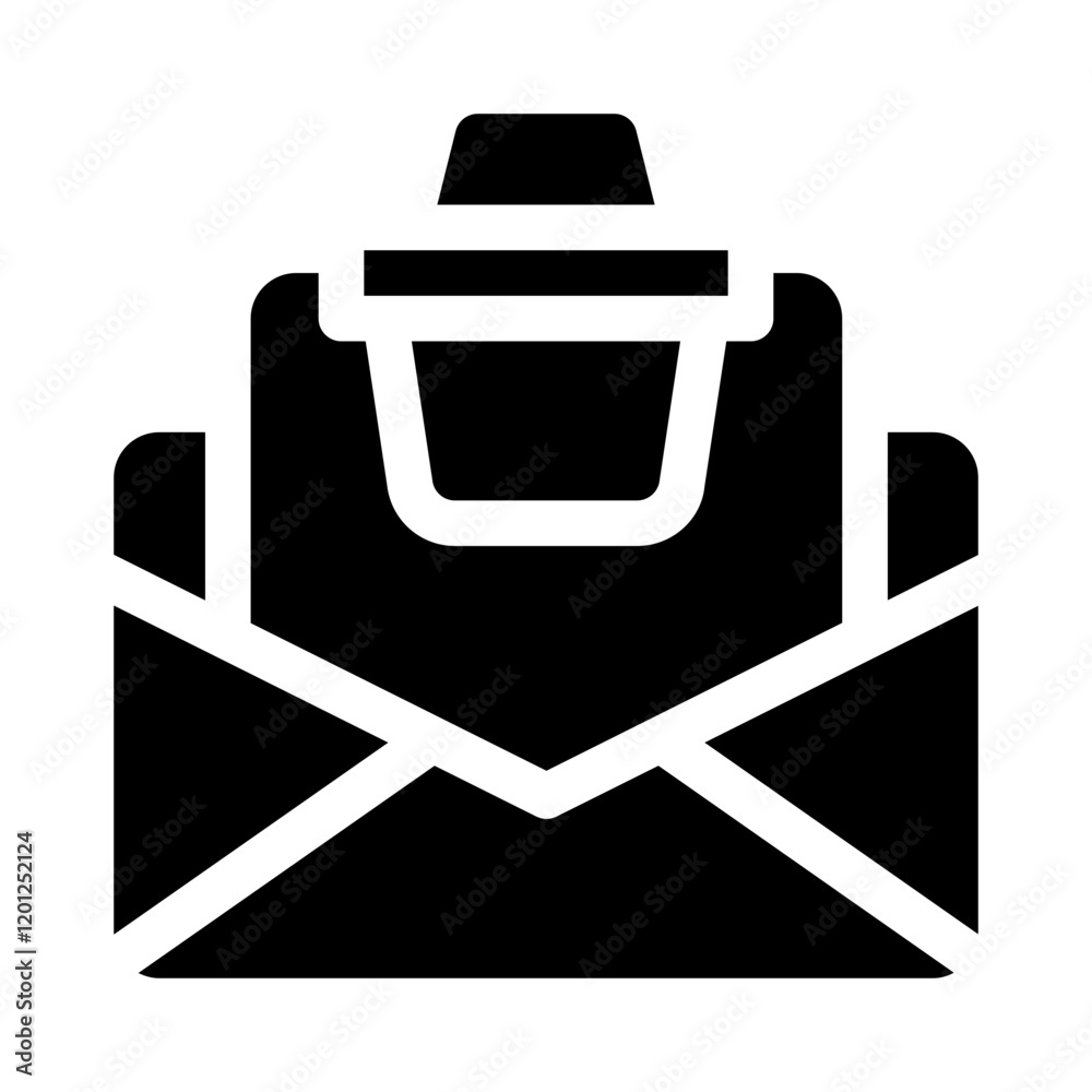 Delete Email glyph icon Delete Email glyph icon