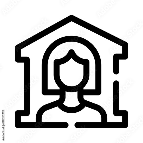 Homeless Shelter line icon
