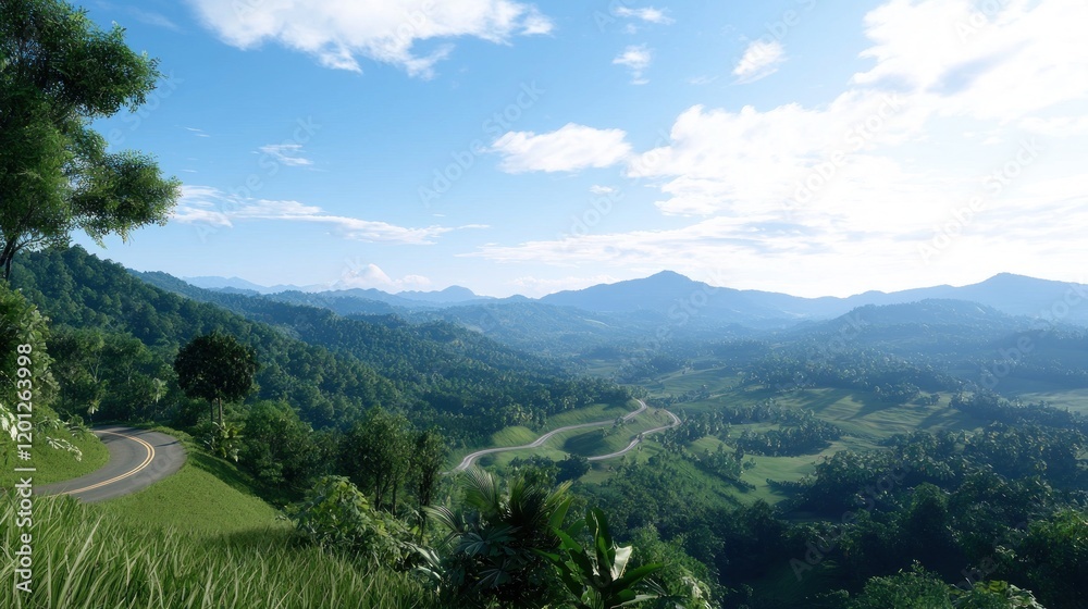 Serene Mountain Landscape