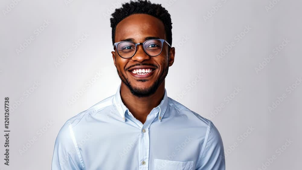 The Smiling Man in Glasses The Smiling Man in Glasses